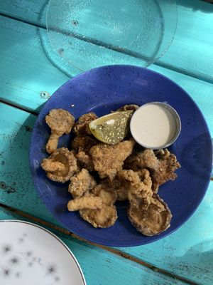Fried mushrooms- perfection at Aviv - Old Town in Portland