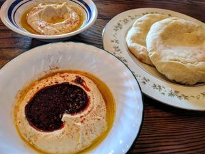 Harif and Yalla Hummus at Aviv - Old Town in Portland