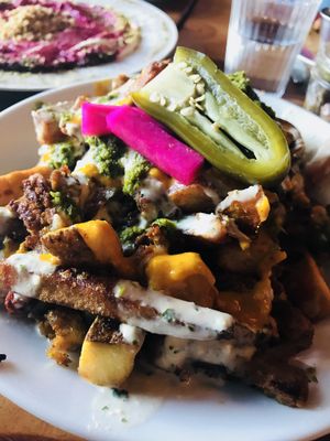 Schwarma Fries at Aviv - Old Town in Portland