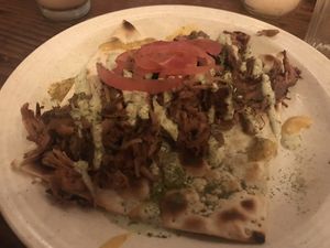 Jackfruit bisquit at Aviv - Old Town in Portland