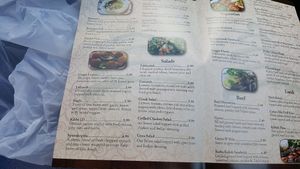 Menu  at Cedars Grill in St Petersburg