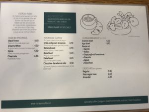 Menu 05/2022  at I Scream Coffee in Leiden