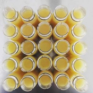 Ginger shots van juicy juice at I Scream Coffee in Leiden