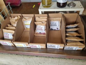 Protein bars at Under the Sun Cafe in Long Beach