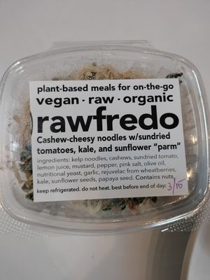 Rawfredo at Under the Sun Cafe in Long Beach