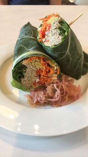 Tu-nah wrap at Under the Sun Cafe in Long Beach