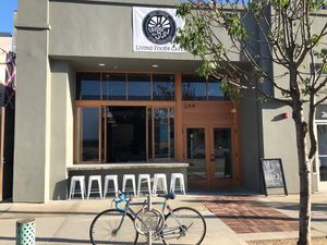 Outside  at Under the Sun Cafe in Long Beach