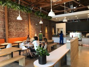 Inside  at Under the Sun Cafe in Long Beach