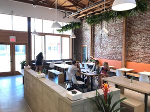 Inside at Under the Sun Cafe in Long Beach