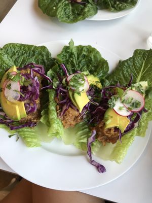 3rd Street tacos  at Under the Sun Cafe in Long Beach