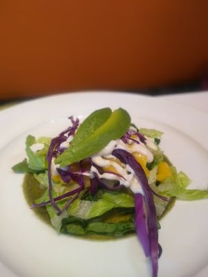 salad at Under the Sun Cafe in Long Beach