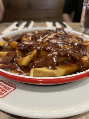 Disco fries (vegan poutine). Skip it, especially if you’re Canadian!   at Bread Meats Bread in Edinburgh