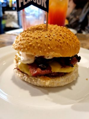 Alba Truffle Burger at Bread Meats Bread in Edinburgh