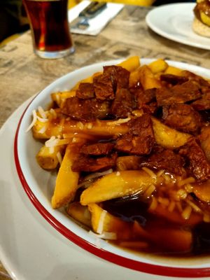 Vegan Poutine at Bread Meats Bread in Edinburgh