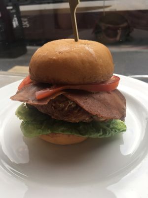 Chicken cheese bacon burger  at Bread Meats Bread in Edinburgh