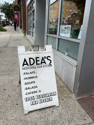 Outside sign   at Ray Adea's Mediterranean Kitchen in Salem