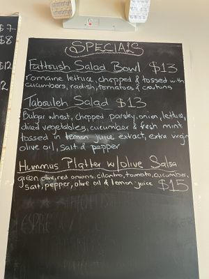 Specials  at Ray Adea's Mediterranean Kitchen in Salem