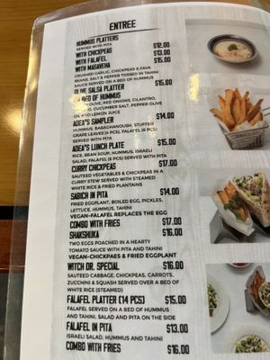 Menu  at Ray Adea's Mediterranean Kitchen in Salem