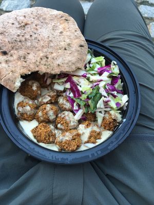 Falafel bowl at Ray Adea's Mediterranean Kitchen in Salem