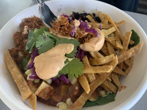 El Gato Taco Salad at Chef Tanya's Kitchen in Palm Springs