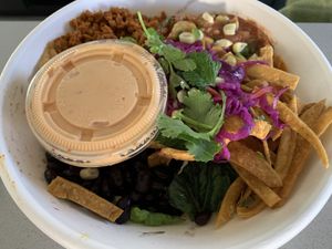 El Gato Taco Salad at Chef Tanya's Kitchen in Palm Springs