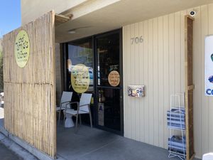 Entrance for shop and order counter .  at Chef Tanya's Kitchen in Palm Springs