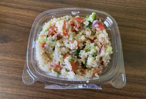 Quinoa veggie lemon salad  at Chef Tanya's Kitchen in Palm Springs
