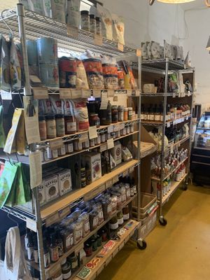 Vegan groceries   at Chef Tanya's Kitchen in Palm Springs