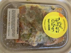 Takeout frozen lasagnaa  at Chef Tanya's Kitchen in Palm Springs
