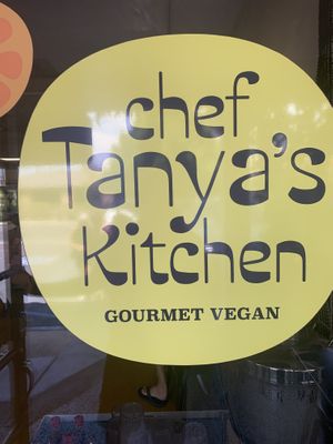 Store window  at Chef Tanya's Kitchen in Palm Springs