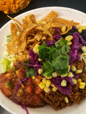 OhMyGatoTaco salad  at Chef Tanya's Kitchen in Palm Springs