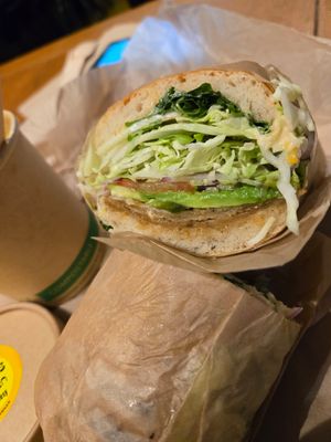 Chiken seitan sandwich at Chef Tanya's Kitchen in Palm Springs