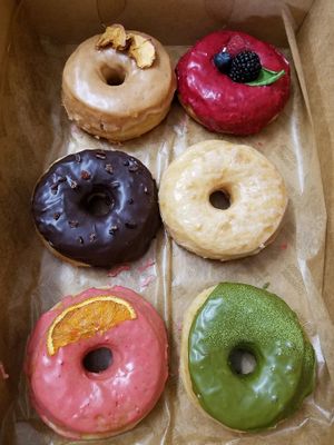 Vegan doughnuts that were brought in from another local vegan shop at Chef Tanya's Kitchen in Palm Springs