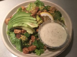 Caesar Salad add avocado at Chef Tanya's Kitchen in Palm Springs