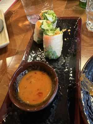 Fresh rolls always the best   at Myers + Chang in Boston