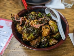 Brussels sprouts at Myers + Chang in Boston