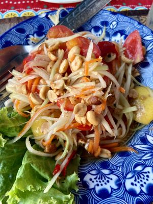 Papaya salad   at Naga Cafe & Bar in Koh Chang