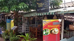 Front of the restaurant at Naga Cafe & Bar in Koh Chang