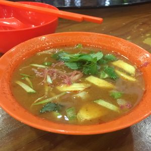 laksa- only on weekends  at Aik Chong Vegetarian Restaurant in Butterworth