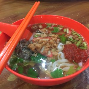 Kway Teow ting at Aik Chong Vegetarian Restaurant in Butterworth