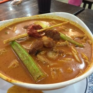 curry Mee from the menu :)  at Aik Chong Vegetarian Restaurant in Butterworth