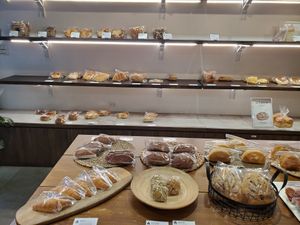 Inside the shop at HiPizza in Taipei