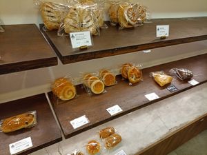 Options (this was the first day, the second day in the morning there were much more options) at HiPizza in Taipei