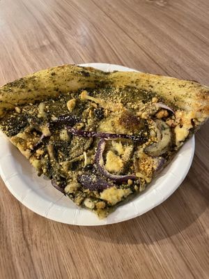 Pesto pizza  at HiPizza in Taipei
