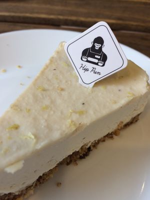 Vegan cheesycake at NT85 a slice at HiPizza in Taipei