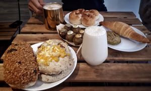 Bake goods from Hip Bun - Dec 2019 at HiPizza in Taipei