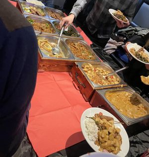 Nochicken Malaysian curryy  at Amaysia Restaurant in Newcastle Upon Tyne