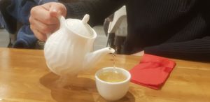 Oolong tea at Amaysia Restaurant in Newcastle Upon Tyne