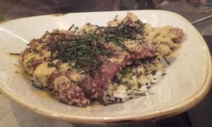 Marinated seitan at La Huerta de Almeria - Huertas in Madrid