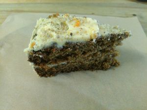 Vegan Carrot Cake at La Huerta de Almeria - Huertas in Madrid